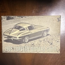 1965 Chevrolet Corvette Owners Manual - Color 1965 Chevrolet Corvette Owners Manual - Color