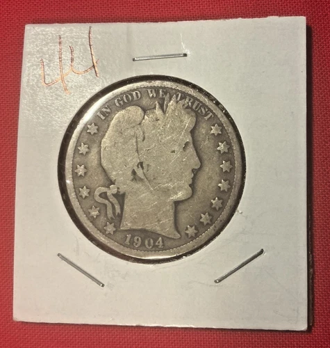 1904-O Barber Half Dollar — photo from the most recent tracked eBay sale