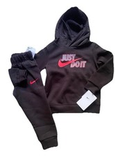 NEW Adorable Nike Just Do it Hoodie  Joggers Set Toddler Boy's, Size: 2T, NWT