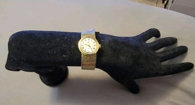 Rare Vintage Bucherer Gold Plated Swiss Made Automatic Ladies Watch