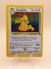 Dragonite Holo Rare Fossil 4/62 Pokemon Card - WOTC 1999