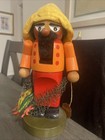 STEINBACH German Nutcracker- CHUBBY OCEAN FISHER, Fisherman Fishing  11" — photo 1
