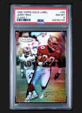 1998 Topps Gold Label Jerry Rice Class 1 PSA 8