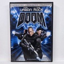 Doom DVD 2005 Unrated Extended Edition The Rock Karl Urban Widescreen Sci-Fi