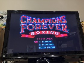 Champions Forever Boxing Turbografx 16 Hucard, Manual and Sleeve Tested