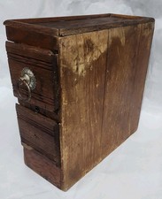Antique Singer Sewing Machine Drawer Set Primitive Wood Cabinet
