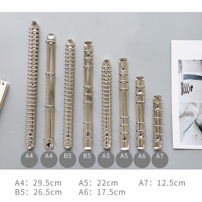 26 Rings Binding Coil Large Binding Capacity Binder Spine for Notebook Journal