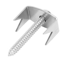 50PCS Fence Post Fasteners Stainless Steel Heavy Duty Reusable Fixing Screw