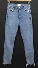 AGOLDE Nico High Rise Slim Fit Jeans in Rooted Light Wash Size 26