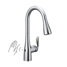 Moen 7594EWC Arbor Motionsense Touchless Kitchen Faucet w/ Power Clean