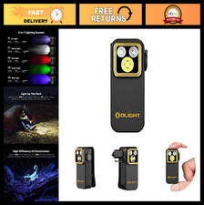 600 Lumens Rechargeable EDC Flashlight Clip, Magnetic LED Light for Work, Outdoo