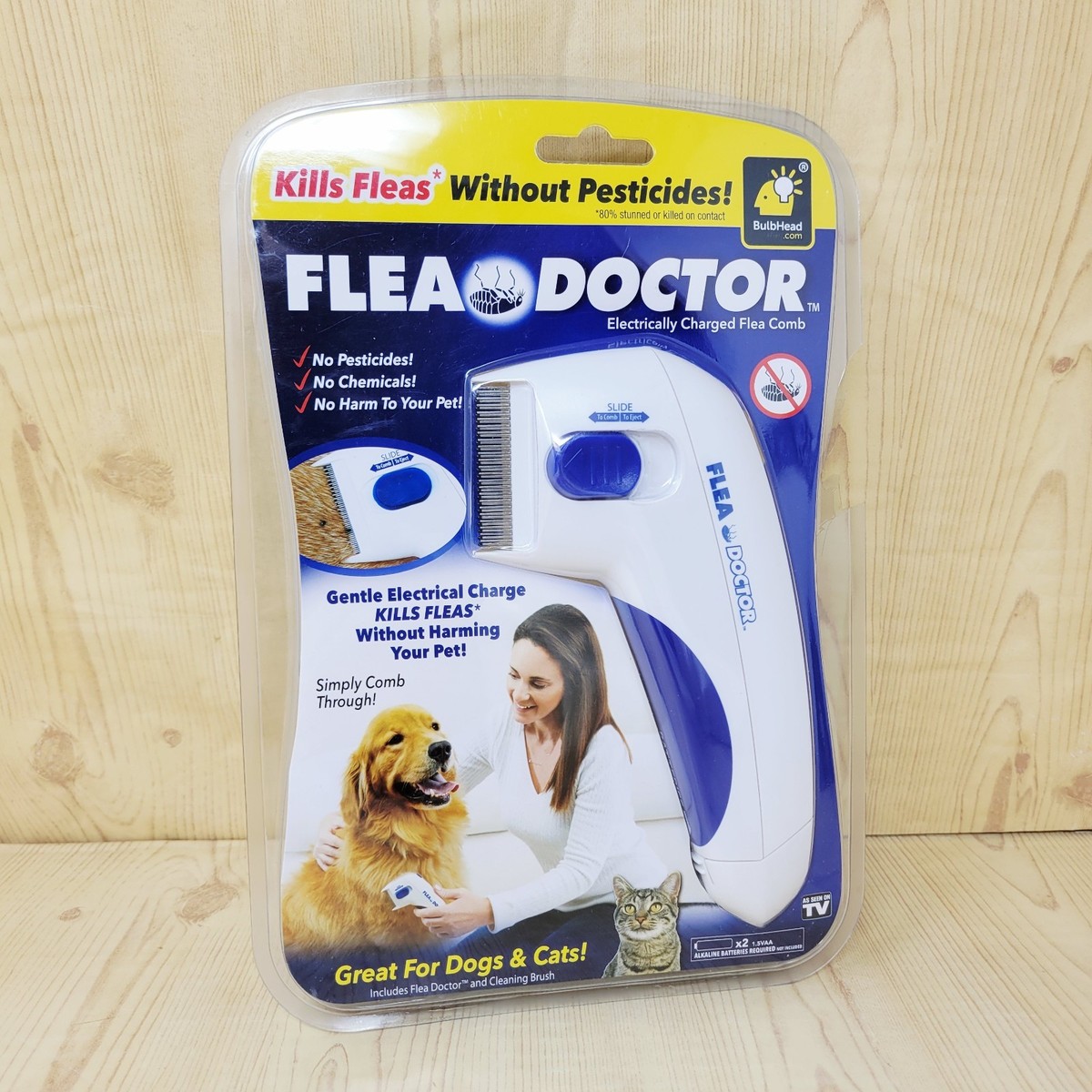 Flea Doctor Electronic Flea Comb for Dogs Cats for sale online