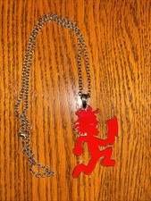Vintage 2000s Hatchetman ICP Pendant & 36?Chain Insane Clown Posse Juggalo
