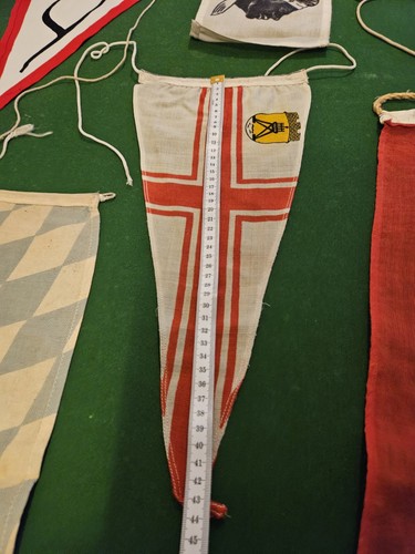 Antiguo 9x Banderas Barco Náutico Marítimo Bandera Baviera Alemania etc. - Imagen 13 de 22
