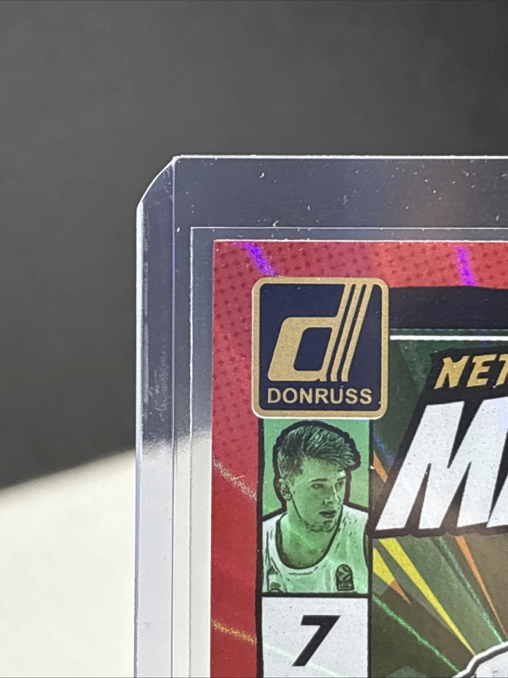 2024-25 Donruss EuroLeague #20 Luka Doncic - Net Marvels - Láser rojo /75 🔥 Foto 4 de 4