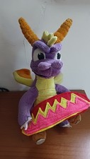 RARE! Spyro The Dragon Skateboard Peluche 2001 12" PS1 By Universal Studios 