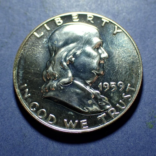 1959 Franklin Half Dollar  Proof