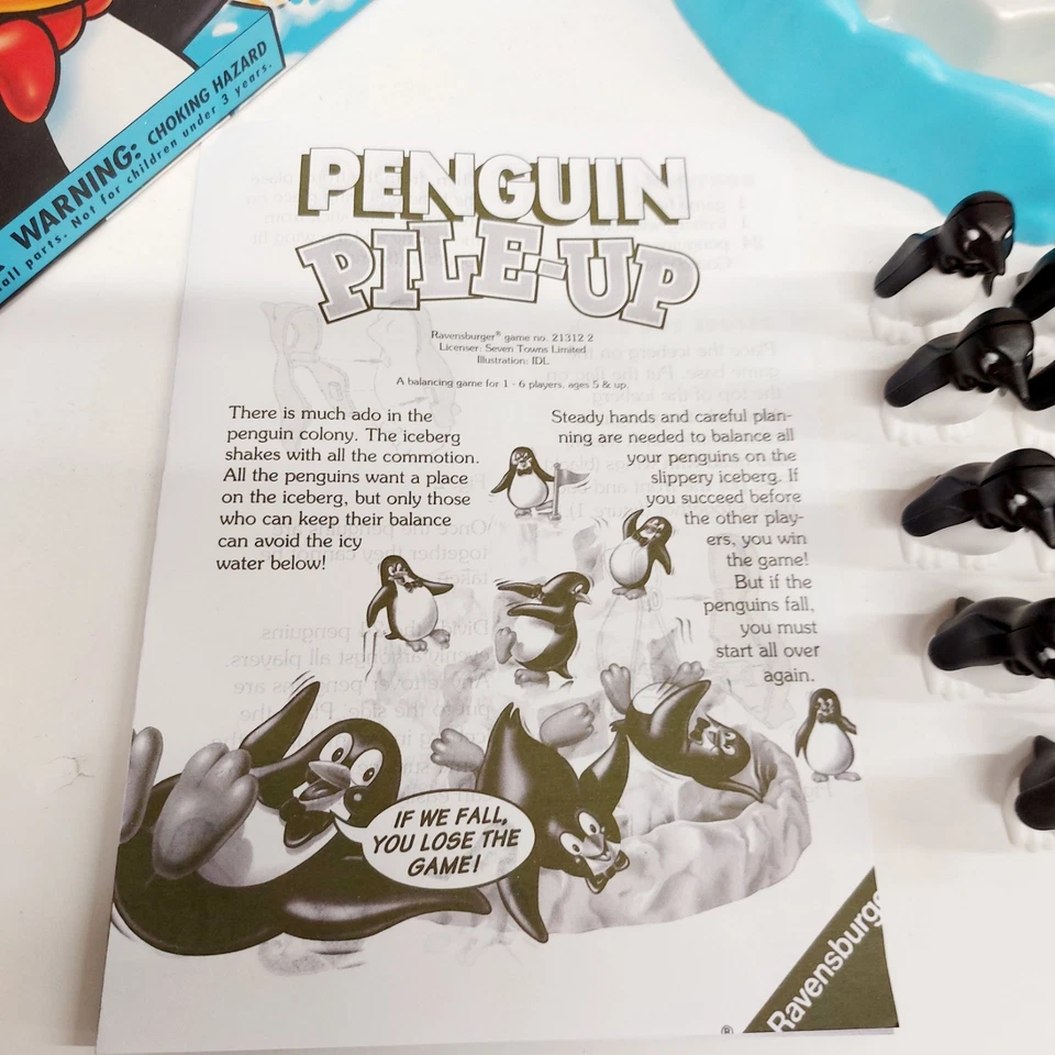 Penguin Pile Up Board Game By Ravensburger 2015 Family Game - Image 4 of 4