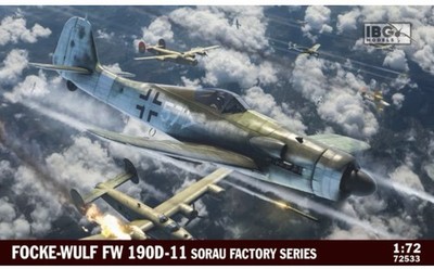 1/72 IBG #72533 Fw190D-11 Sorau Factory Series