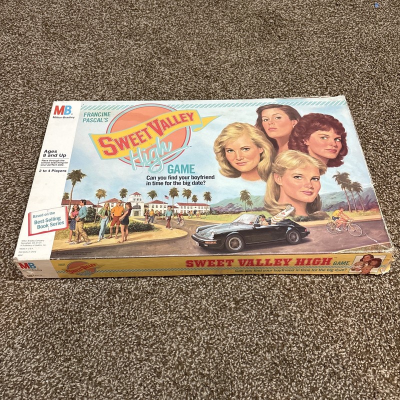 Vintage Milton Bradley Sweet Valley High Board Game 1988.