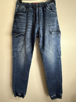 #ad SPYKAR JNS Men’s Jogger Cargo Jeans Med Dark Wash 32X30 $30.00