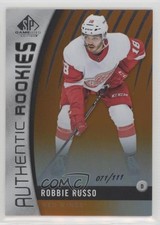 2017 SP Game Used Authentic Rookies Orange Rainbow 71/111 Robbie Russo #178 3y5