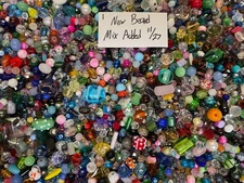 *~200~💕 Piece Glass Loose Beads*7oz+ Bulk Mixed Lot #1 Craft Jewelry!!!😀