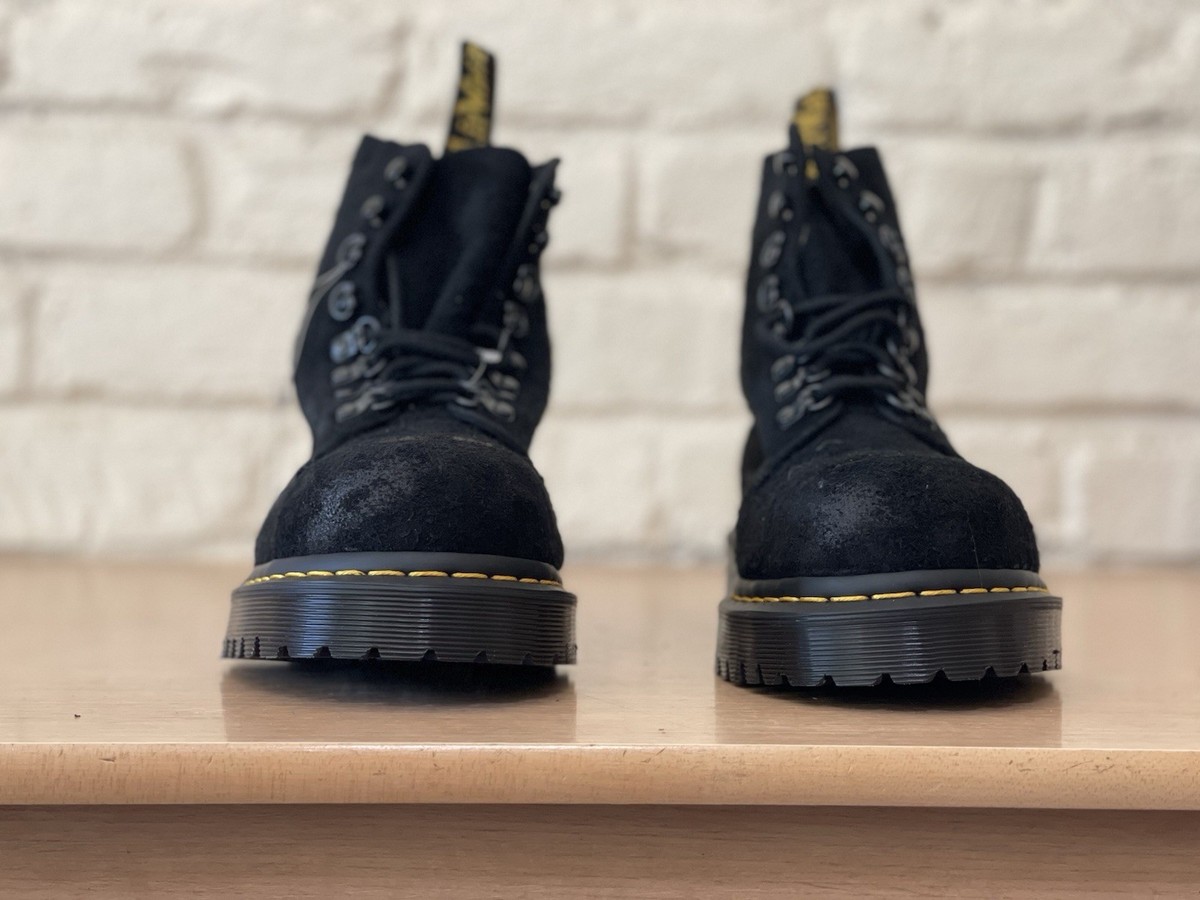 Dr. Martens 1460 Pascal ST Exposed Steel Toe Suede Leather Boots Men’s Size 13 Dr. Martens 1460 Pascal Bex Exposed Steel Toe Lace Up Boots  main image 2
