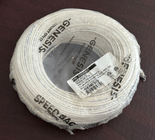 Genesis 21035801 Speed Bag 22/4 Solid Copper Riser Cable, 500', White 12-AWG 4C