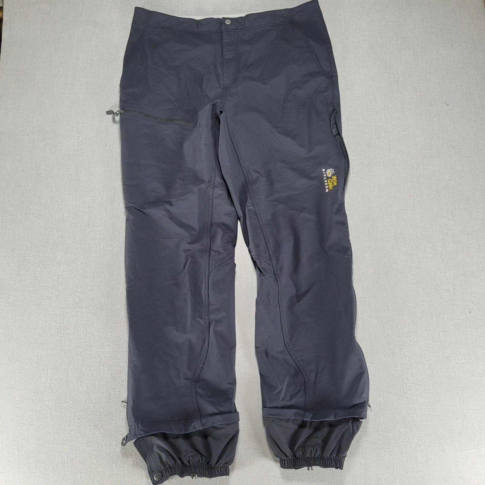 Mountain Hardwear Pants Mens Large Black Softshell Ski Snow Stretch