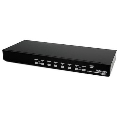 StarTech.com 8-Port 1U Rackmount DVI USB KVM Switch / SV831DVIU - VGC