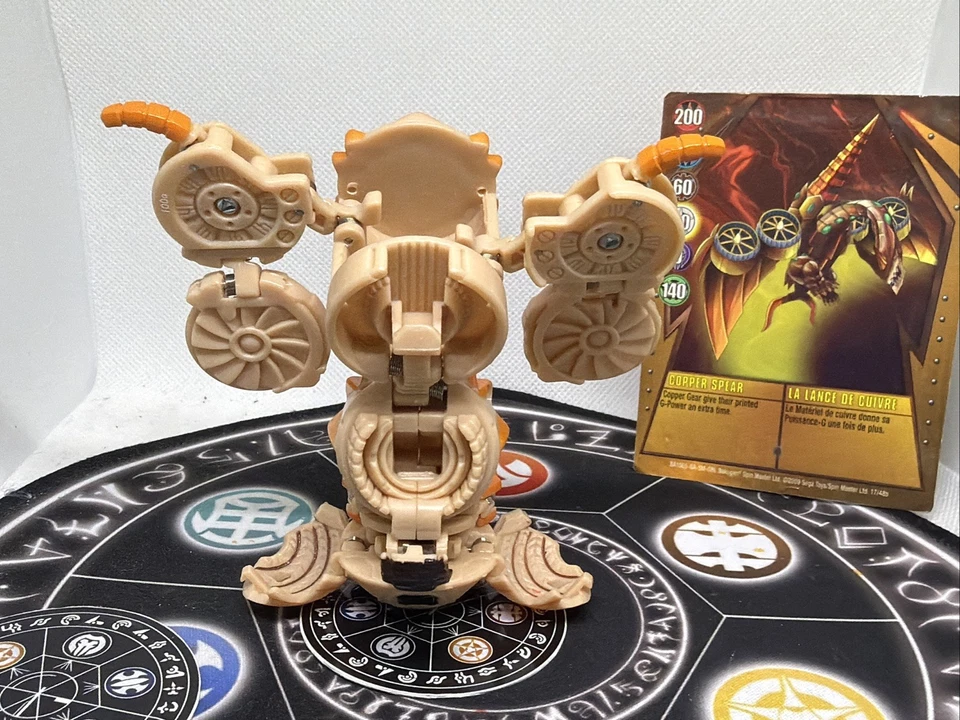 Bakugan Subterra Avior & Lashor & Card Combat Set Gundalian Invaders Rare - Image 3 of 4