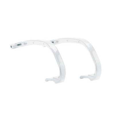 Polaris Ski Hoops, White