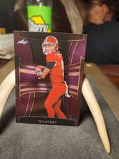 2025 Leaf Metal - TJ Lateef #B-165 Purple Foilboard (RC)