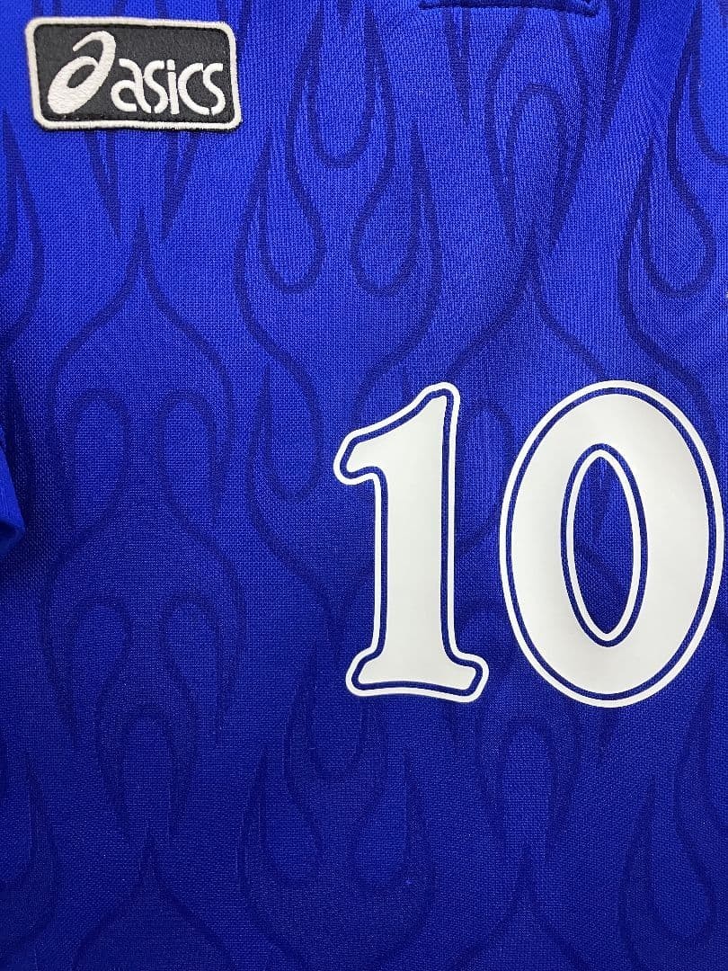 Nanami 10 L Japan National Team Home 1998 Football Shirt Jersey