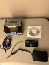 Fujifilm Digital Camera FinePix T400 16.0MP Black Tested W Cable No Charger