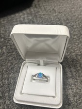 Gorgeous handcrafted artisan Ring In Sterling Silver Size 10