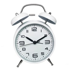 Image of Loud Bell Alarm Clock 4 Inch Strong Wake Up Desktop Clock for Children Student