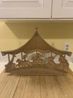 CIRCUS Animal CAROUSEL WALL PLAQUE #652 Homeco 22"x16" VTG 1979 Whimsical Decor — photo 2