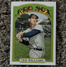 Topps 2013 Ted Williams Boston Red Sox MLB Baseball Card #TM-50 1972 Minis