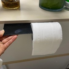 Toilet Paper Holder with Shelf Compact Toilet Roll Holder for Bathroom Hotel