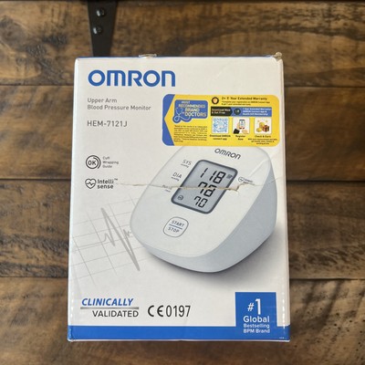 Omron HEM 7121J Blood Pressure Monitor free shipping OPEN BOX