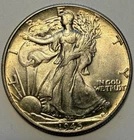1945-P Walking Liberty Half Dollar, BU+ (lot 40)