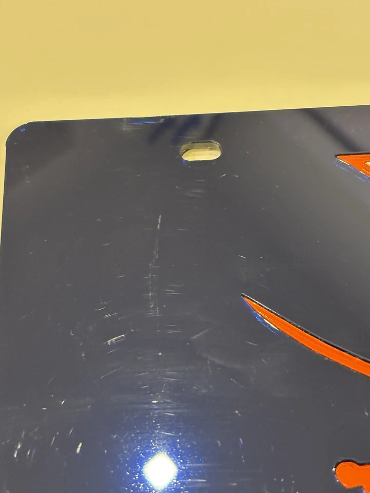 Placa de licença University of Virginia Cavaliers corte a laser etiqueta, azul, espelhada EUA - Imagem 3 de 4