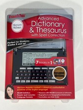 FRANKLIN MERRIAM-WEBSTER ADVANCED ELECTRONIC DICTIONARY THESAURUS  MWD-1500 NEW