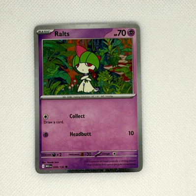 Ralts (Cosmos Holo) 058/132 Miscellaneous Cards & Products Holo