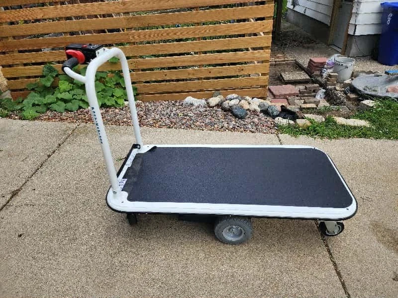 Electro Kinetic Industrial Motorized Push Cart Pony Express Model# Mcs-244815-54 - Image 3 of 4