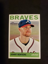 2013 Topps Heritage Jonny Venters Birth Year Error SSP #335