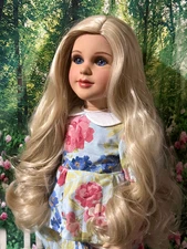 Katie in Vanilla Blonde Size 13-14" Wig for My Twinn Dolls