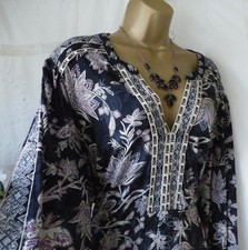 👗***MONSOON PRE-OWNED "FLORAL BLUE" DRESS SIZE EXTRA LARGE 20-22***👗